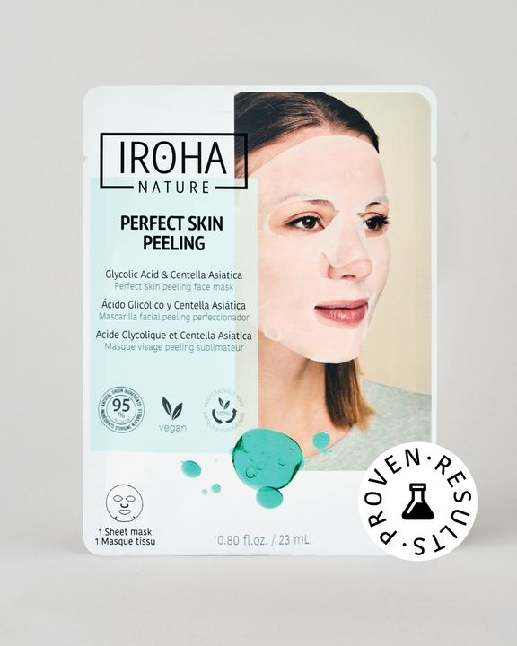 Actual product image Iroha Nature Tissue Face Mask Glycolic (18 ml)