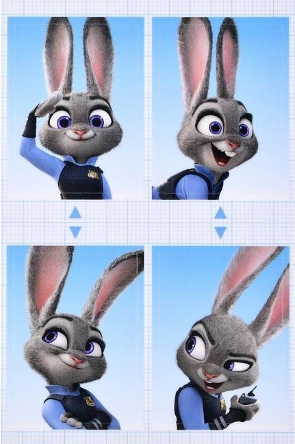 Image du produit Disney Judy Hopps Siegel Aufkleber Passfoto-Stil