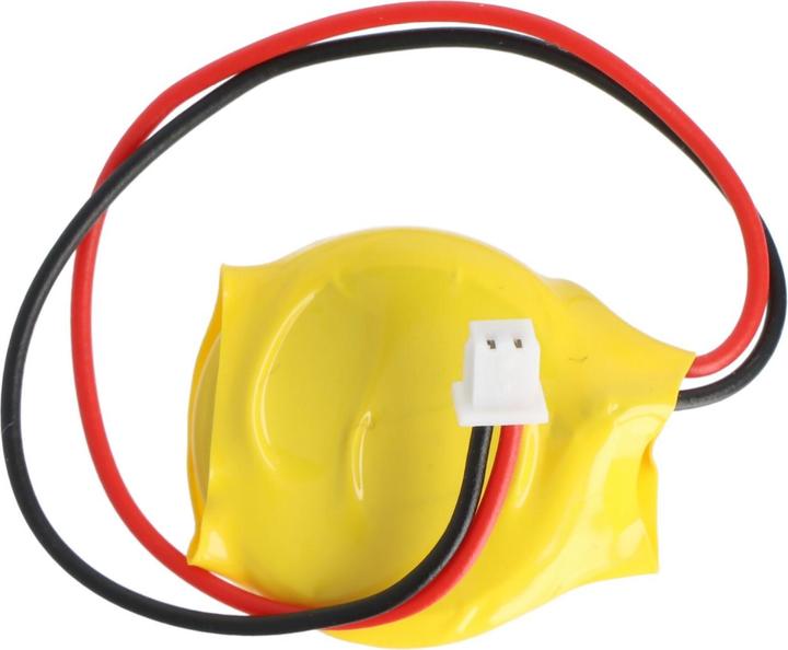 Produktbild AccuCell CMOS Batterie CR2032 3V mit Kabel und Stecker, Polung +/- beachten (1 Stk., CR2032, 220 mAh)