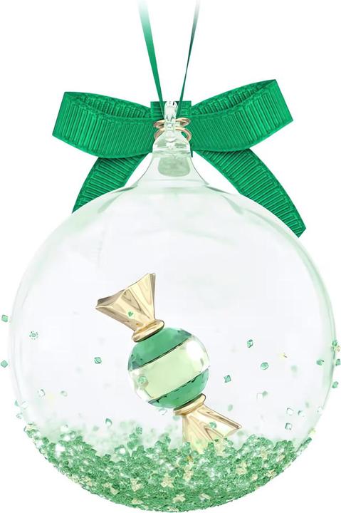 Actual product image Swarovski Holiday Cheers Dulcis Christmas bauble green