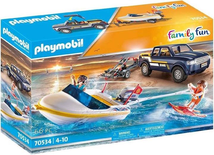 Actual product image Playmobil Pick-Up with Speedboat (70534, Playmobil Family Fun)