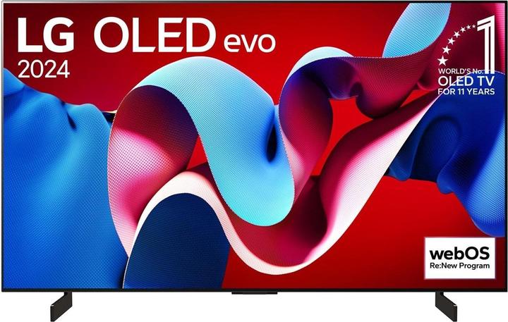 Actual product image LG OLED42C41LA OLED evo, 42", 106cm, UHD 4K, SMART (42", C4, OLED, 4K, 2024)