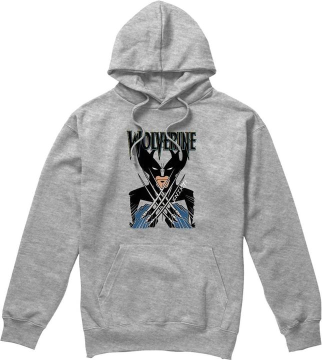 Actual product image Mens X-Men Wolverine Action Shot Hoodie (S)