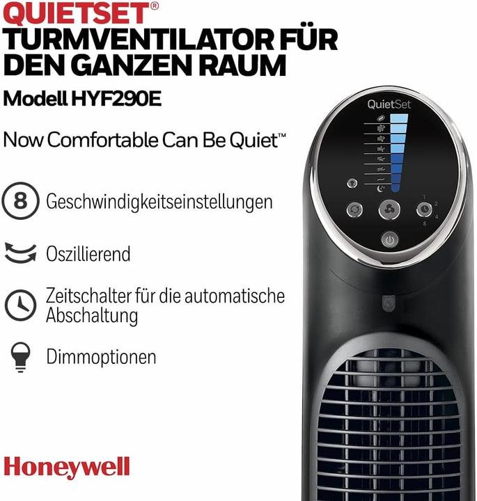 Actual product image Honeywell Hyf290e4 (48 dB)