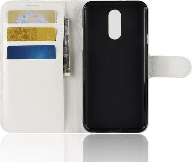 Actual product image MU Classic Litchi Leather Bookcover Series (LG Q7+, LG Q7)