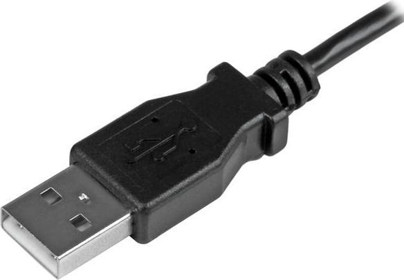 Actual product image StarTech Micro USB Charge and Sync Cable St/St - Left Angled Micro-USB - 0.5m (0.50 m, USB 2.0)