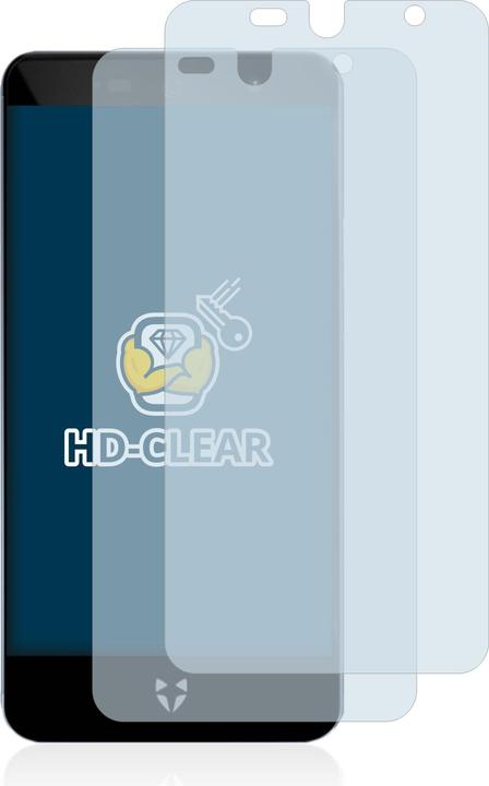 Actual product image BROTECT Screen Protector Clear (2 Piece, Wileyfox Swift 2X)
