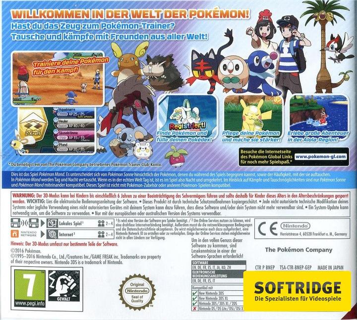 Actual product image Nintendo Pokémon Moon (3DS, EN)