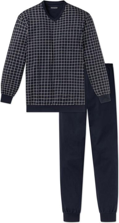 Produktbild Schiesser langer Pyjama Schlafanzug natürlich 100% Baumwolle | auch Übergrössen (64)