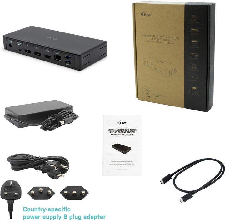 Produktbild i-tec Triple 4K (USB-C)