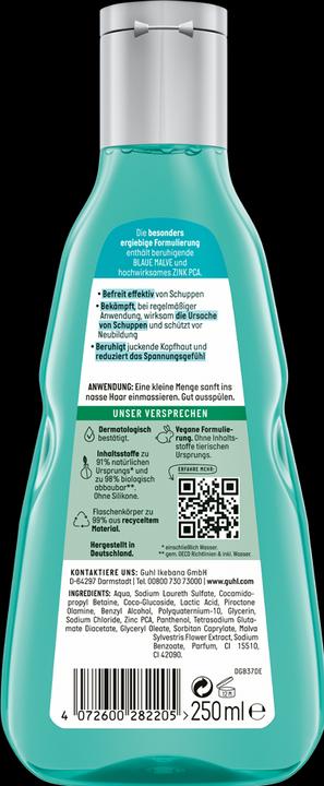 Immagine prodotto Guhl Shampoo antiforfora (250 ml, Shampoo liquido)