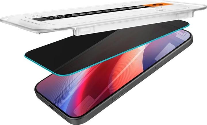 Image du produit Spigen Glas.Tr "Ez Fit" 2-Pack pour iPhone 16 Pro 6,3" intimité (2 pièce(s), Apple iPhone 16 Pro)