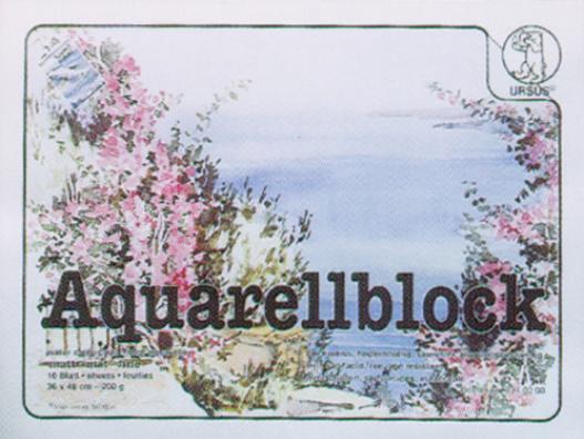 Produktbild Ursus Aquarell-Blöcke (200 g/m², 10 x)