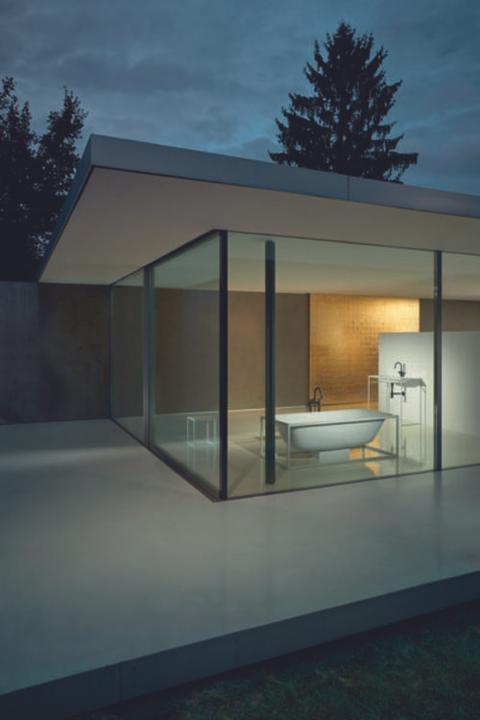Actual product image Bette Lux Shape rectangular bathtub free-standing 170x75x45cm, 2 sloping backs, 3451- (156 l, 170 cm, 75 cm)