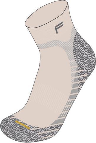 Produktbild Fuse Aussensicherung Trekking E 100 / 43-46 Weiss- und Graphitsocken (43 - 46)
