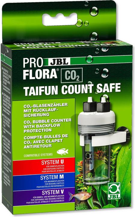 Produktbild JBL Aquaristik und Terraristik ProFlora CO2 Taifun CountSafe (Wasserpflege Aquarium)