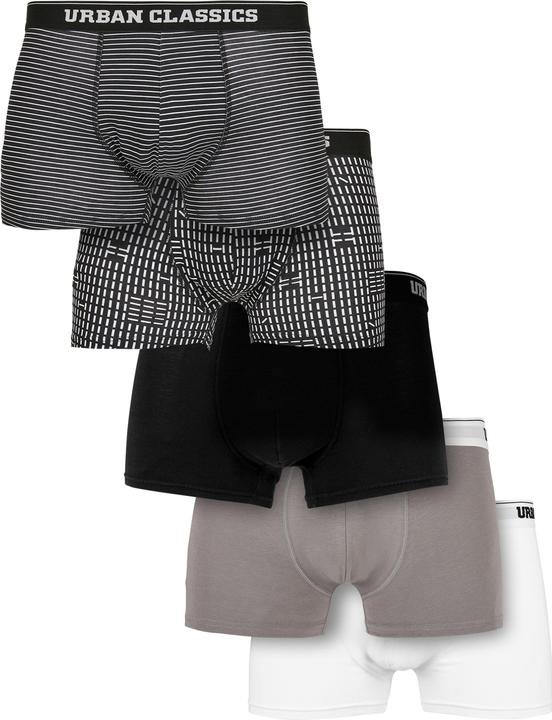 Urban Classics Organic Boxer Shorts 5-Pack (S, 5er Pack)