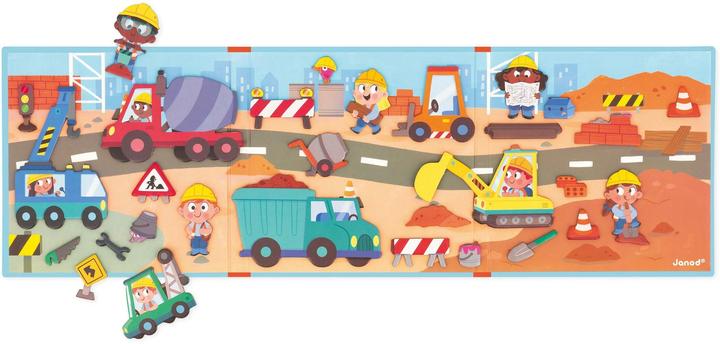 Image du produit Janod Magnetistories Chantier (Allemand)