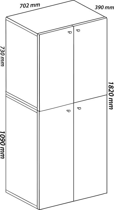 Actual product image VCM Lona (70 x 184 x 40 cm)