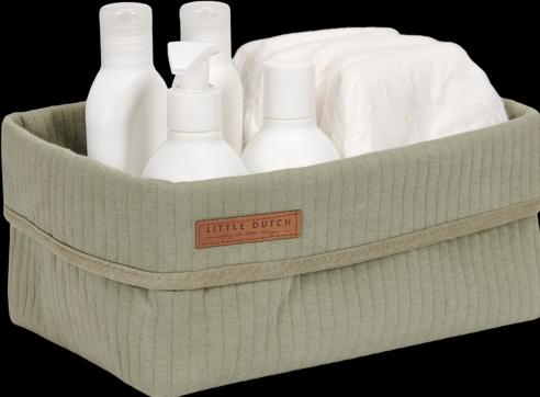Produktbild Little Dutch Wickeltisch Körbchen Pure Olive Gross TE