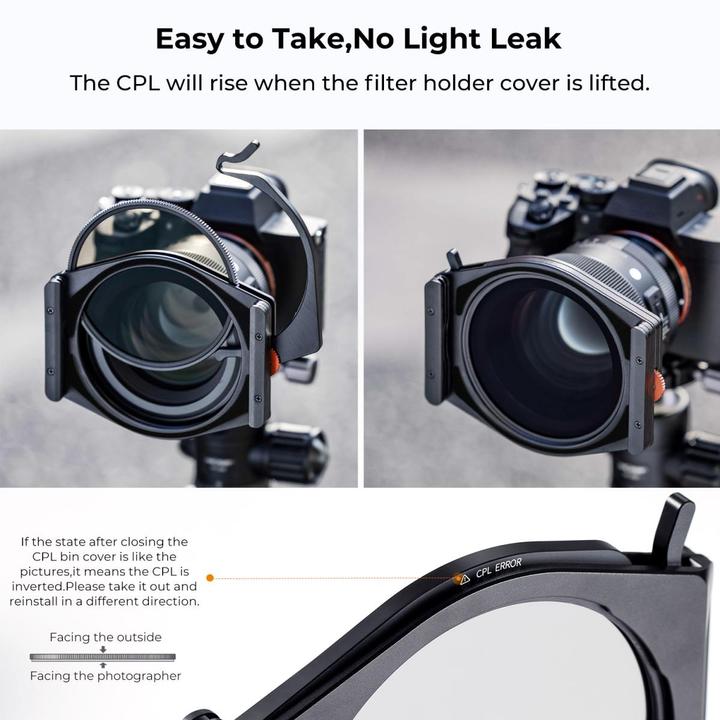 Produktbild K&F Concept Concept Filterkit Square X-Pro: Houder CPL ND1000