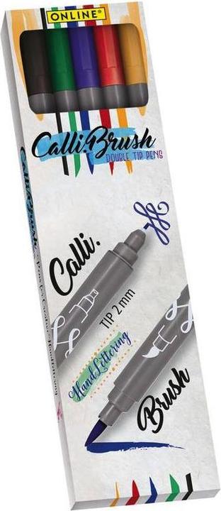 Produktbild Online Callibrush Handlettering 5er Pack (Mehrfarbig, 5 x)