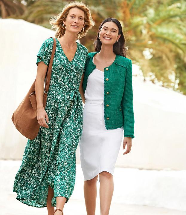 Produktbild Anne Weyburn Top mit rundem Ausschnitt (W32/L34)