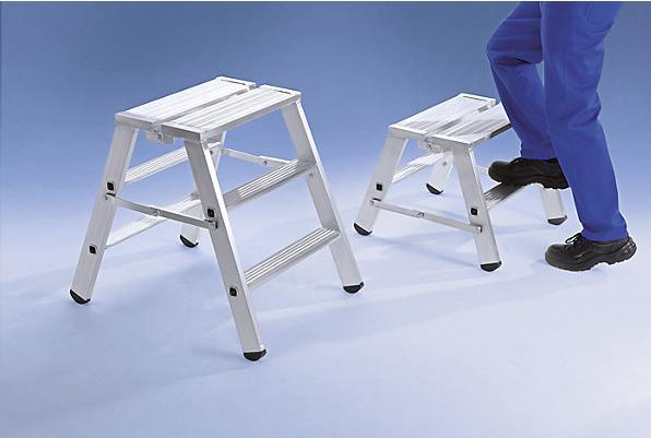 Produktbild Munk Klapppodest beidseitig begehbar 2x2 Stufen (Trittleiter, 62 cm)