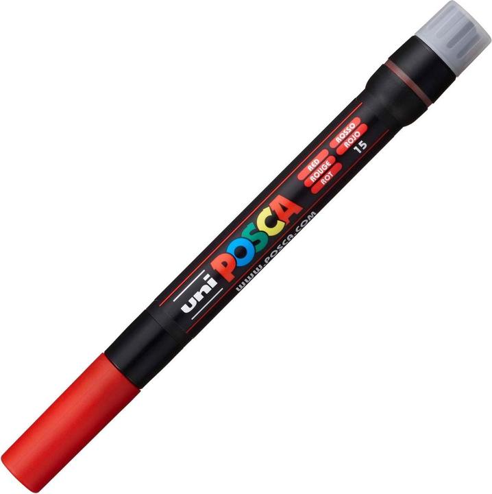 Actual product image Posca Brush tip marker (Red, 10 mm, 1 x)