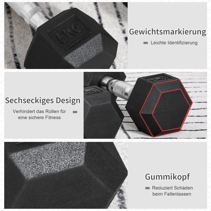 Jamb Kurzhanteln 2x 5kg (2 x 5 kg)