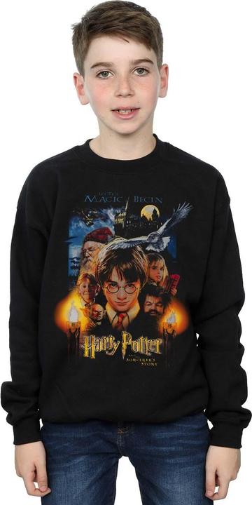 Actual product image Boys The Sorcerer's Stone Poster Sweatshirt (140, 146)