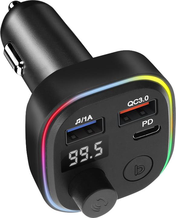 Produktbild Avizar FM-Sender, USB QC 3.0 + USB-C 18W Anschlüsse