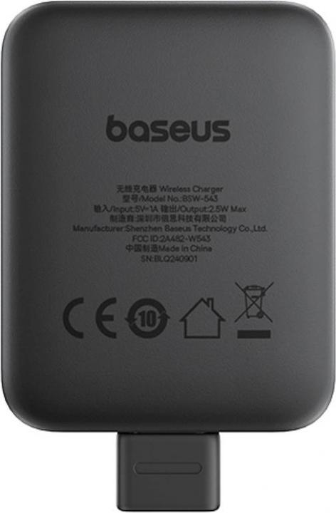 Immagine prodotto Baseus MagPro 2.5W Magnetic Inductive Charger for Apple Watch - Black (2.50 W)
