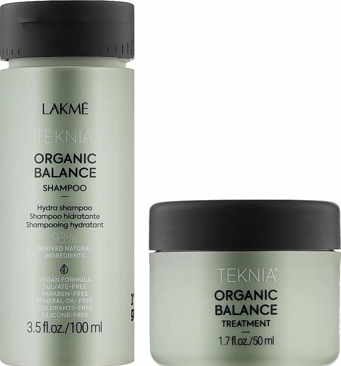 Image du produit Lakmé Kit de voyage Lakme Teknia Organic Balance : shampooing 100ml + traitements 100ml (100 ml)