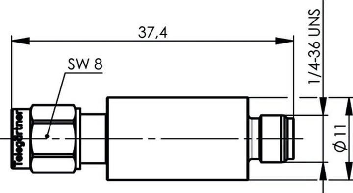 Produktbild Telegärtner Dämpfungsglied J01156A0031 1 S