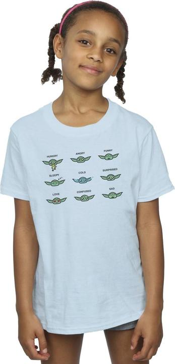 Image du produit Star Wars - T-shirt MANDALORIAN GROGU MOOD - Fille (128)