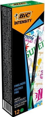 Produktbild Bic fineliner Intensity Filzstift Fein Grün 12 Stück(e) (Schwarz, Grün, 12 x)