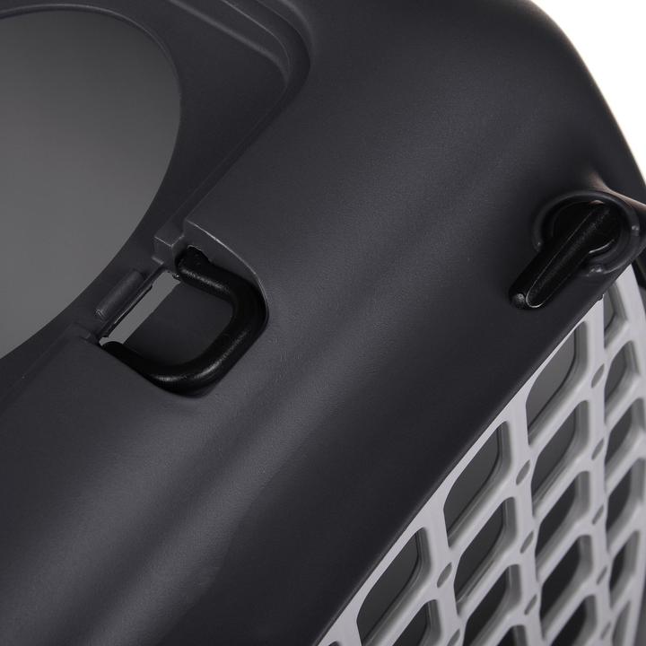 Produktbild Zolux Transporter GULLIVER 2 with plastic drum light gray / dark gray (Katze, Hund, Waschbar)