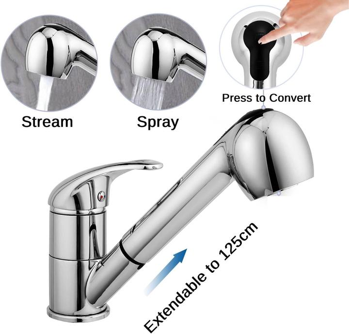 Actual product image Himimi Spültischarmatur mit 2 Strahlarten