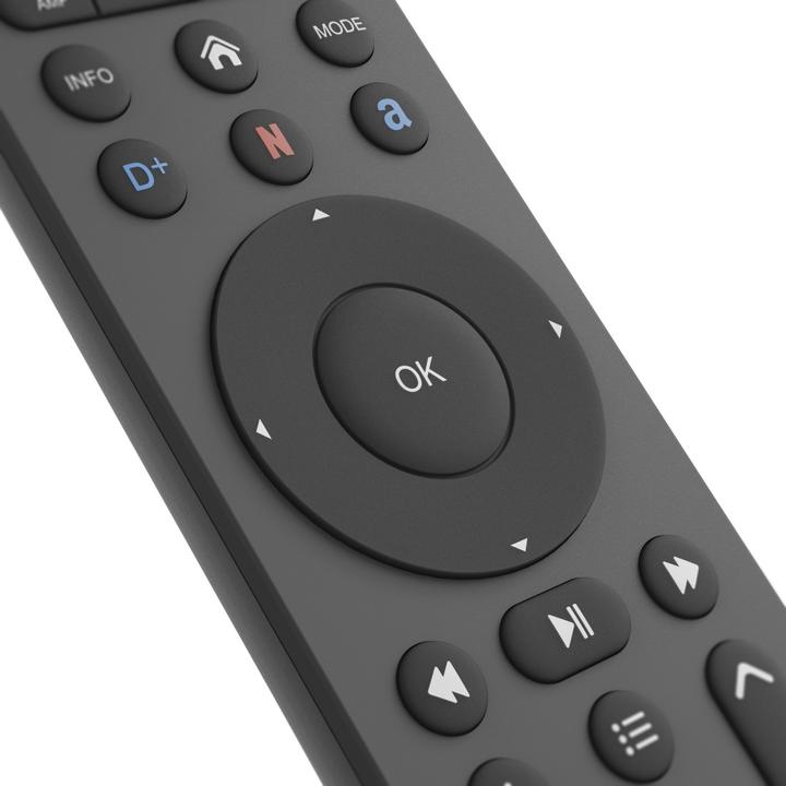Actual product image Hama Universal-Fernbedienung TV, IR, Solar, für 8 Geräte, lernfähig, App-Tasten (Universal remote control, Infrared)