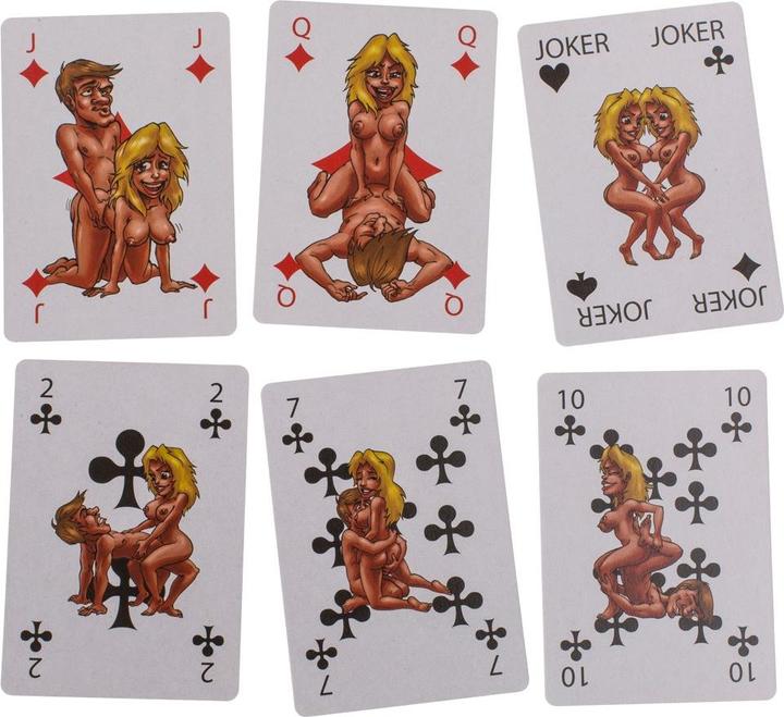 Actual product image Joke Items Playing cards Kamasutra comic, 54 cards