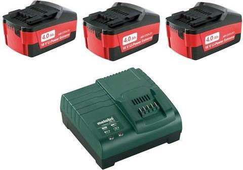 Metabo Basic set 3 x 4.0 Ah (18 V)