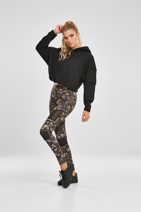 Actual product image Urban Classics Ladies Camo Tech Mesh Leggings (XS)