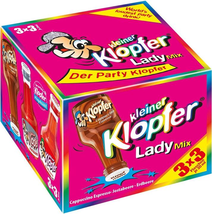 Produktbild Kleiner Klopfer Lady-Mix 9er Pack (1 x 2 cl)