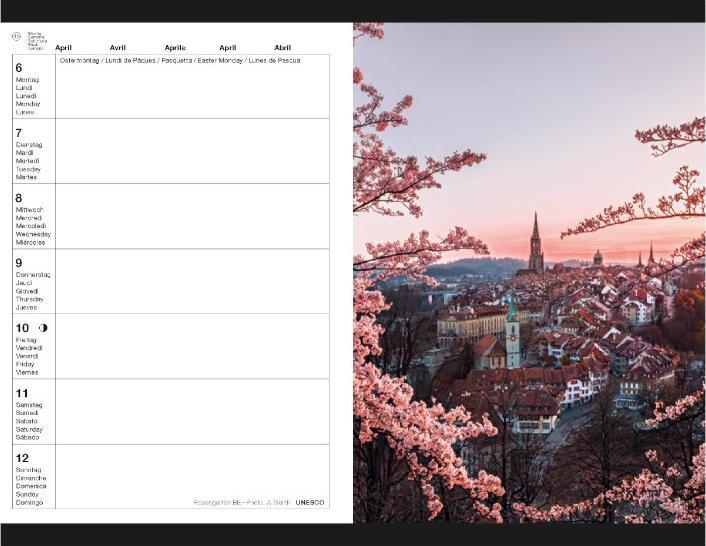 Produktbild Swiss Foto-Almanach 2026 (A5, Italienisch, Englisch, Deutsch, Französisch)