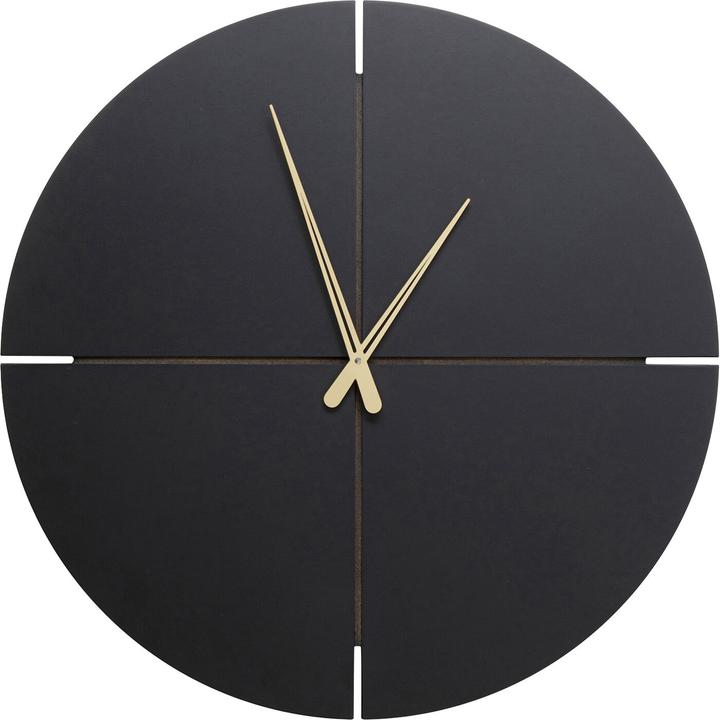 Image du produit Kare Design Horloge murale Andrea noir Ø60cm (60 cm)