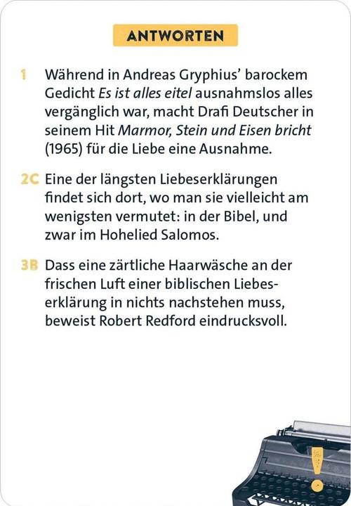 Actual product image Classic Quiz Literature (German)