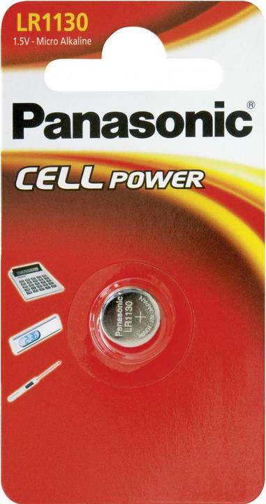 Image du produit Panasonic Micro-alcali LR1130 (1 pcs, AG10, 65 mAh)