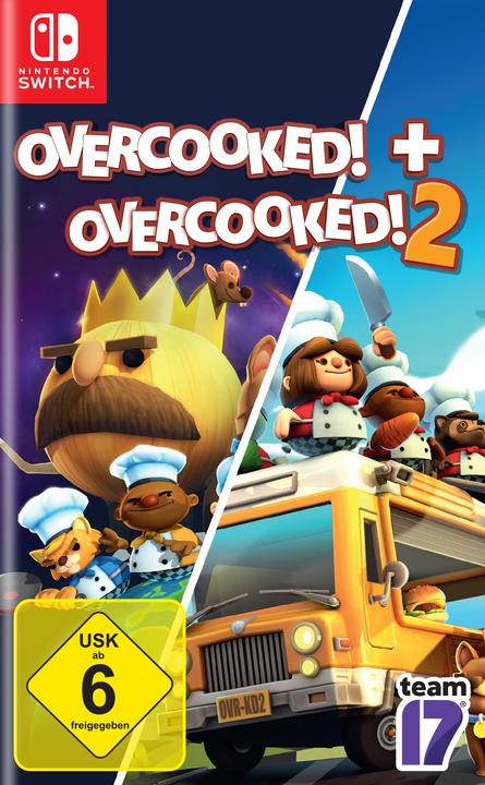 Immagine prodotto Team17 Overcooked! + Overcooked! 2 (Switch, Switch Lite, Switch OLED, DE)