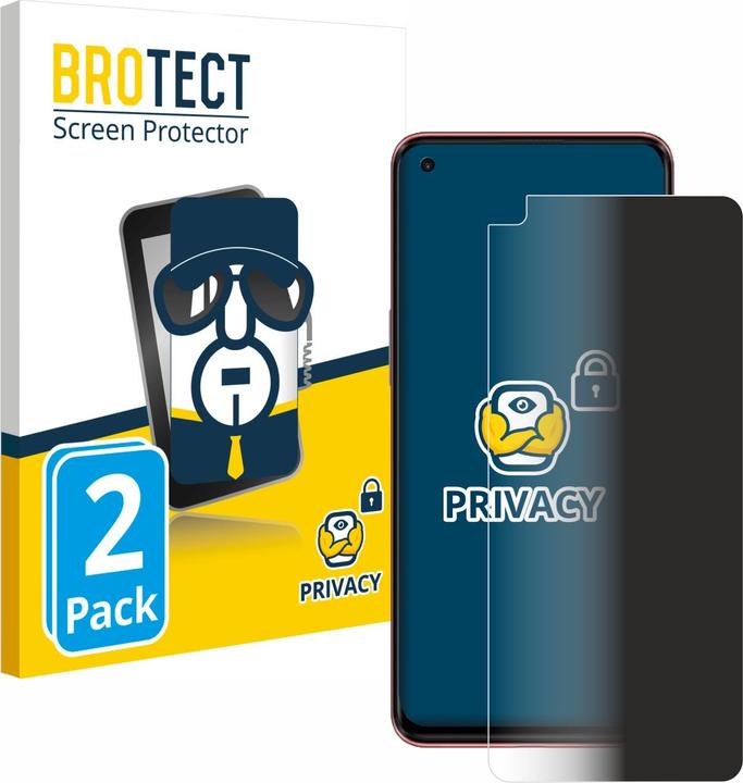 Actual product image BROTECT Privacy Protector (2 Piece, OnePlus Nord 2)